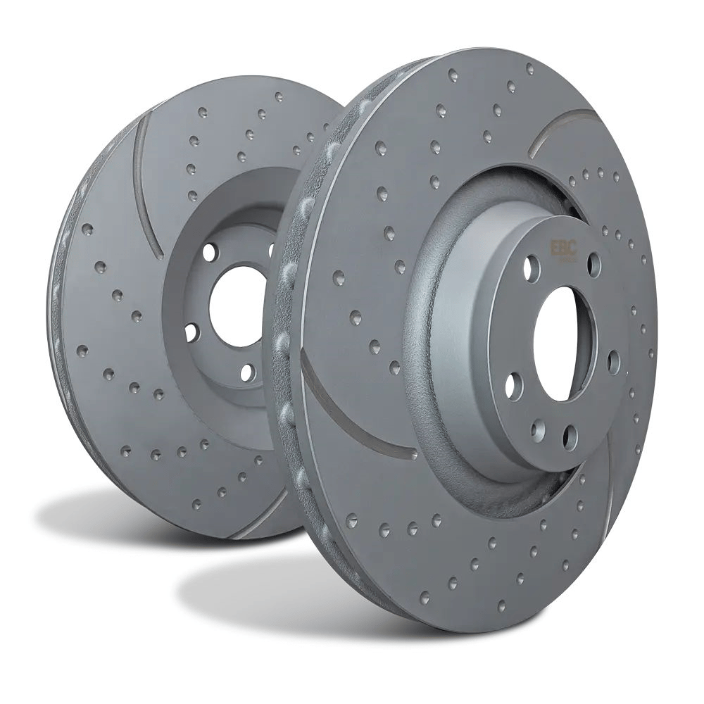 Ebc Front Drilled Slotted Brake Rotor