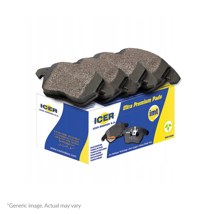 Icer Rear Brake Pad for Jaguar XF