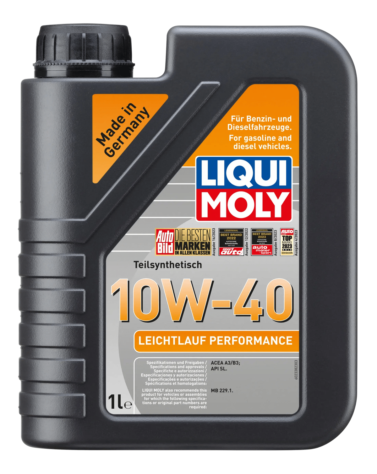 Liqui Moly Leichtlauf Performance 10w40 Engine Oil 1 Litre