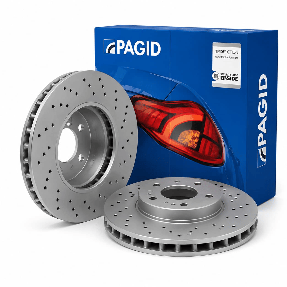 Pagid Rear Drilled Brake Rotor