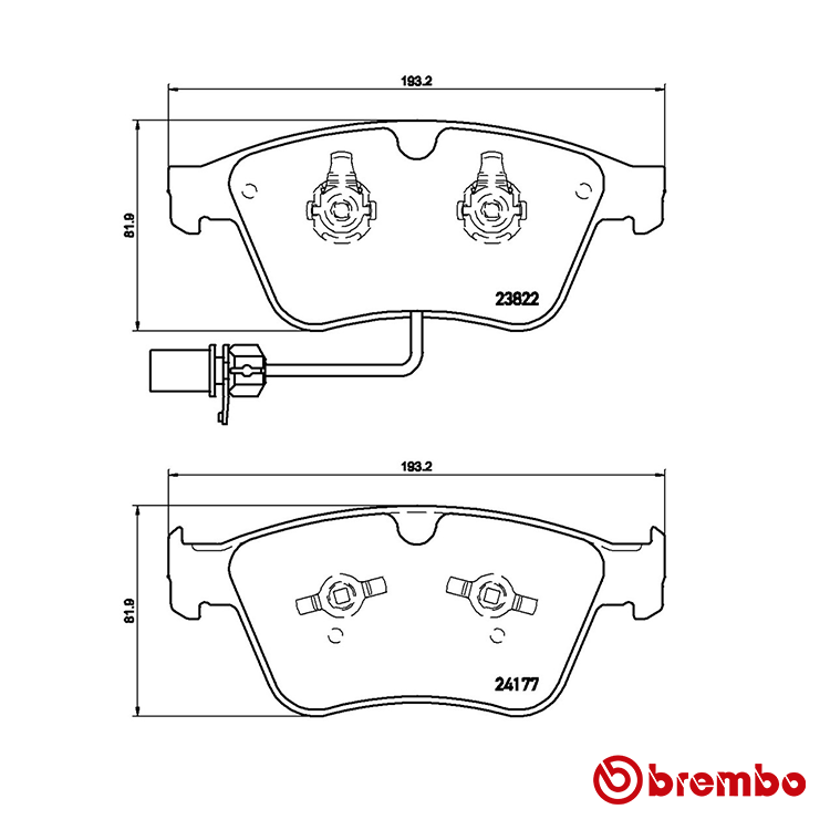 Brembo Front Brake Pad