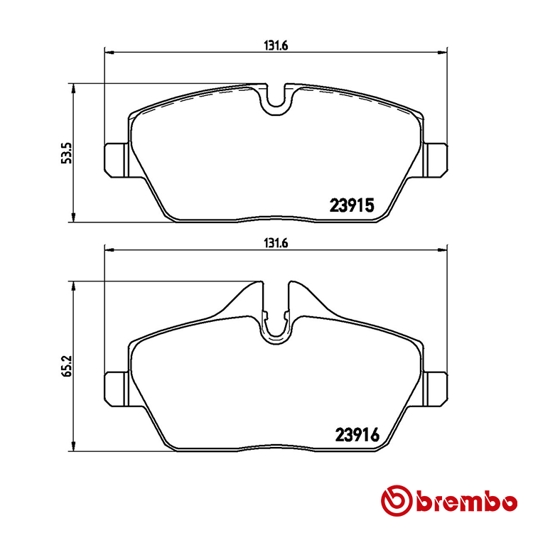 Brembo Front Brake Pad