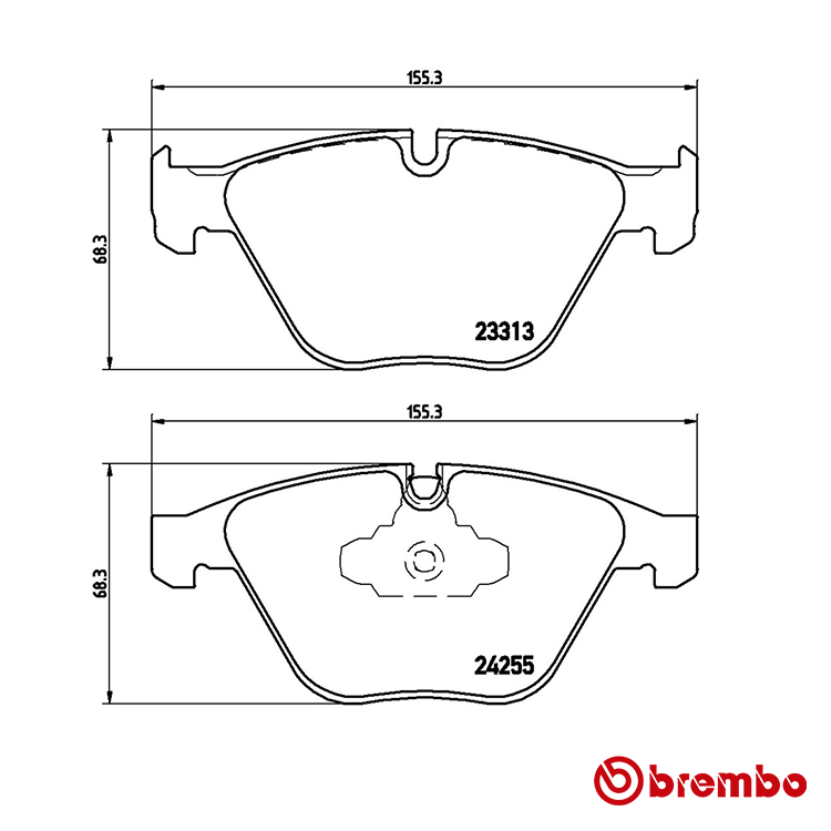 Brembo Front Brake Pad for BMW 530i Petrol