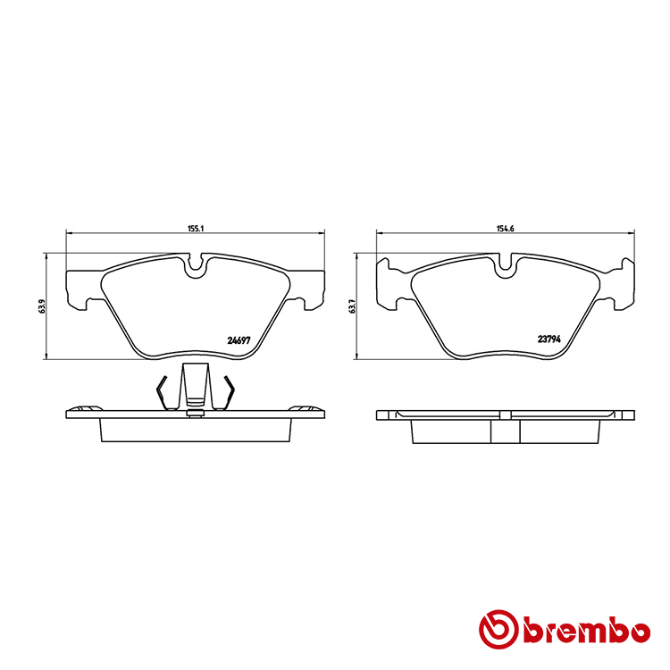 Brembo Front Brake Pad