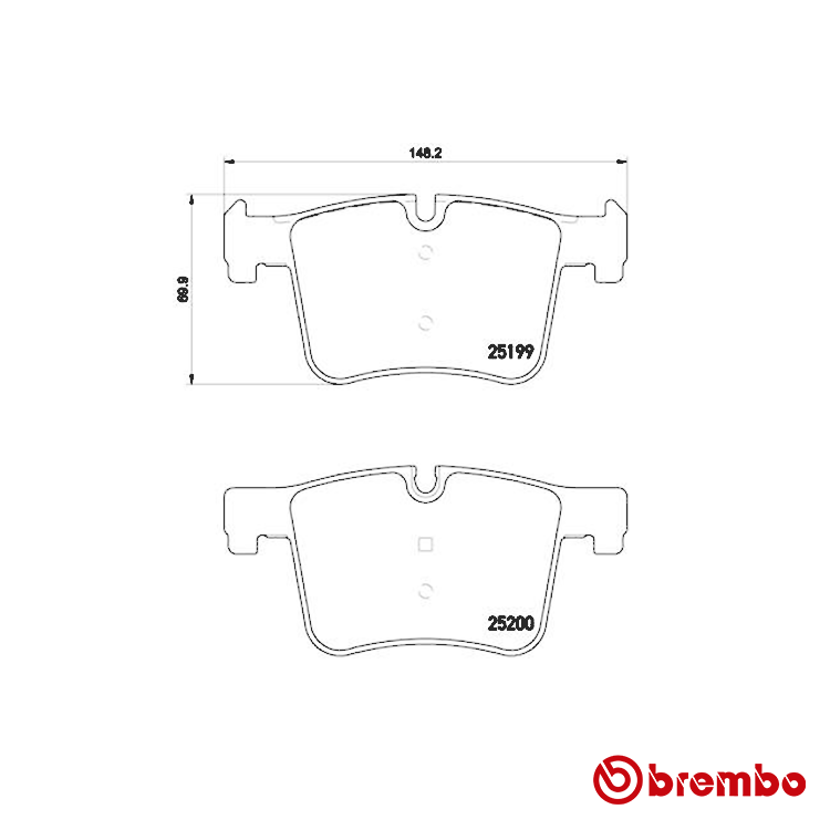 Brembo Front Brake Pad