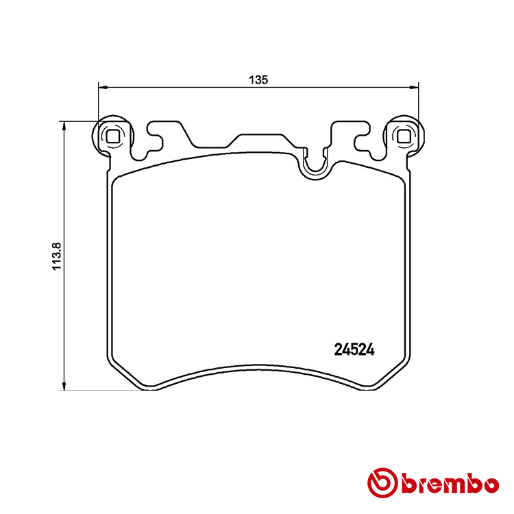 Brembo Front Brake Pad