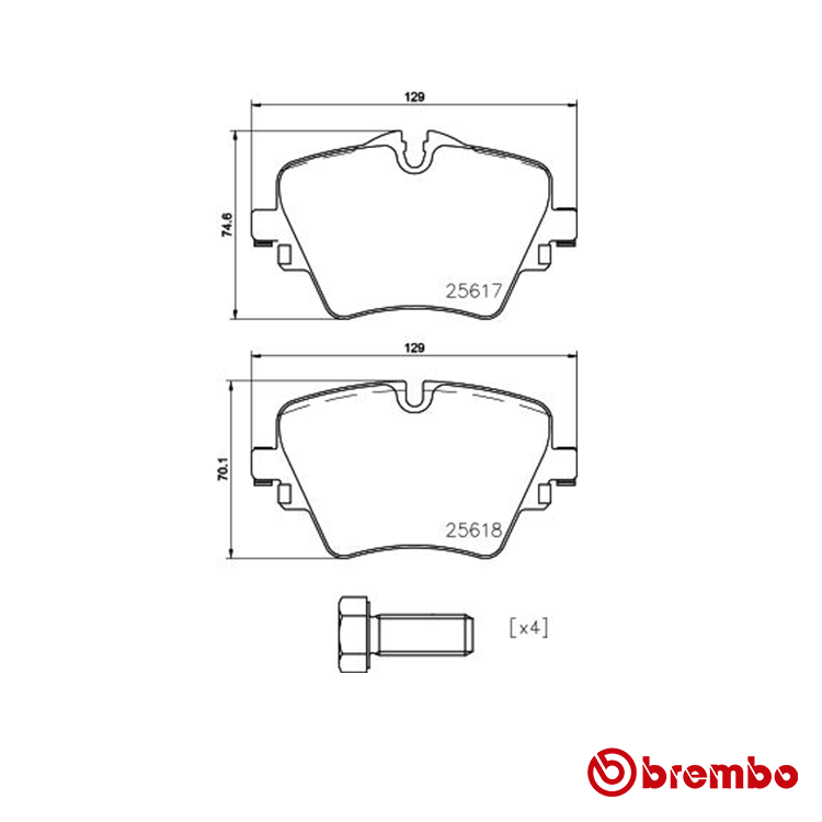 Brembo Front Brake Pad
