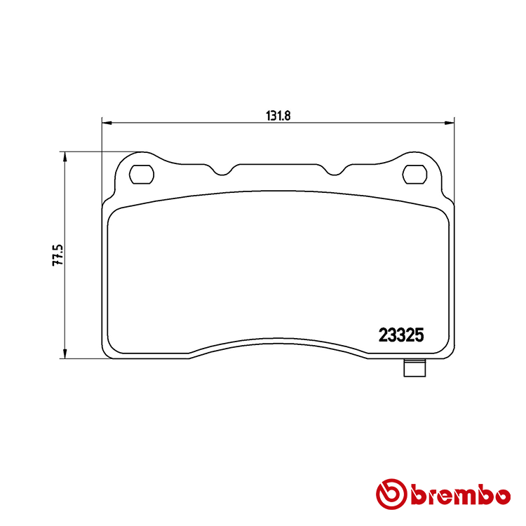 Brembo Front Brake Pad for Tesla Model S Electric