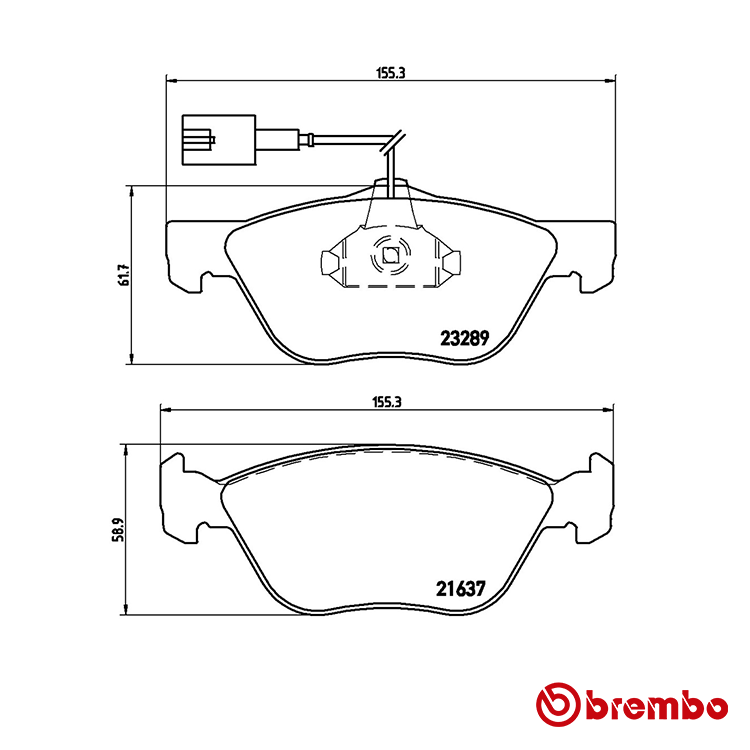Brembo Front Brake Pad