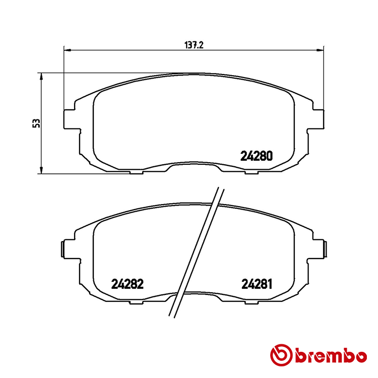 Brembo Front Brake Pad