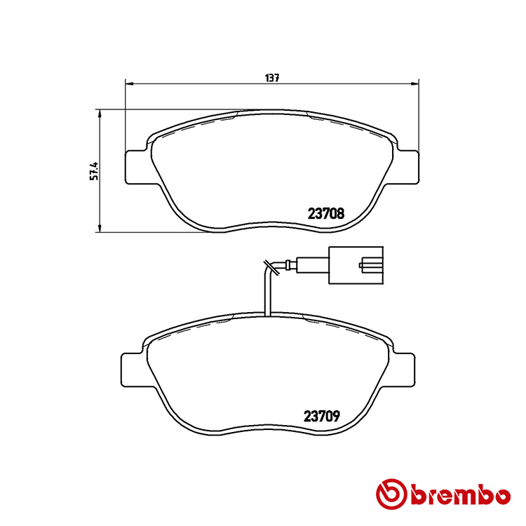 Brembo Front Brake Pad