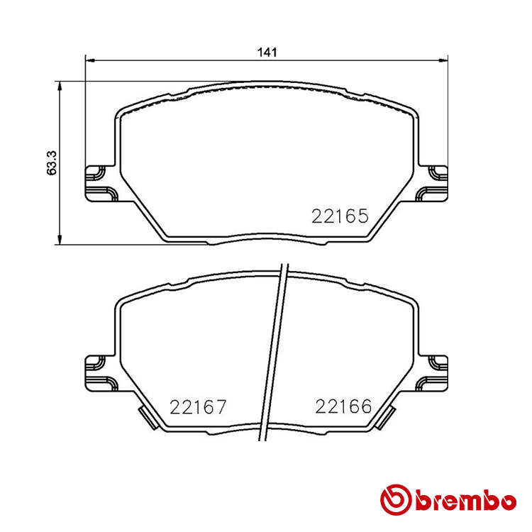 Brembo Front Brake Pad