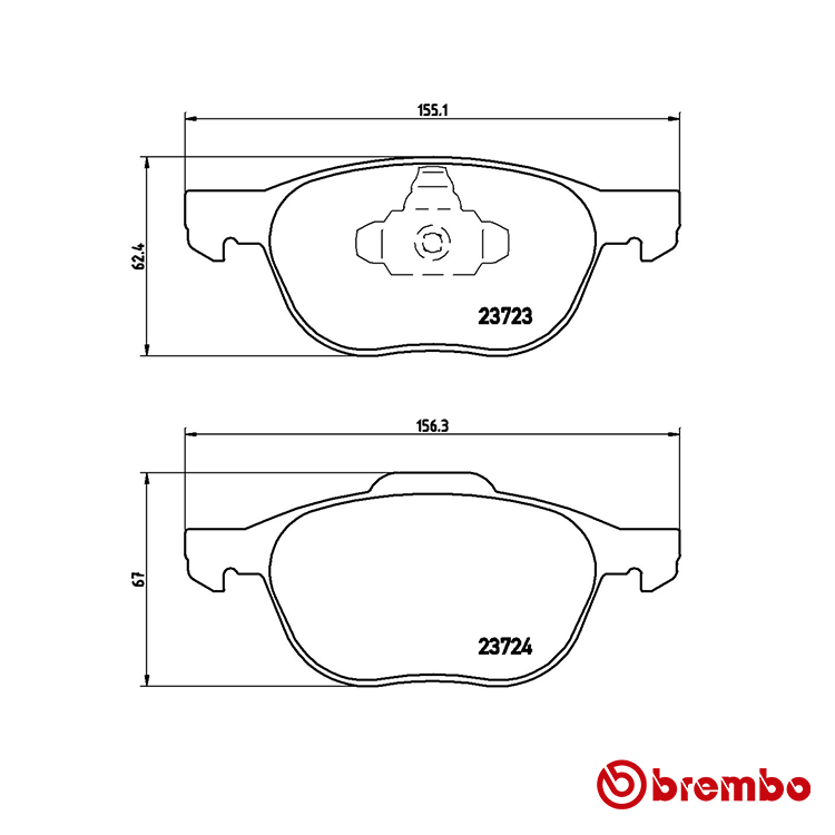 Brembo Front Brake Pad
