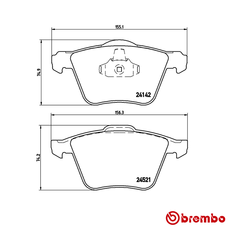 Brembo Front Brake Pad