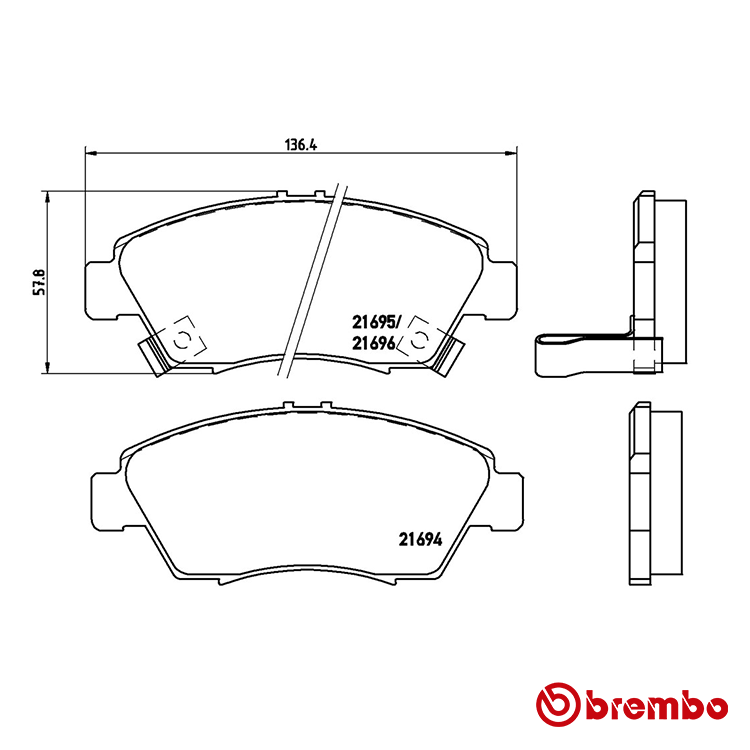 Brembo Front Brake Pad