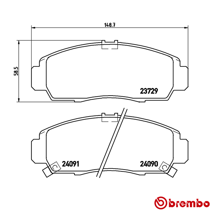 Brembo Front Brake Pad