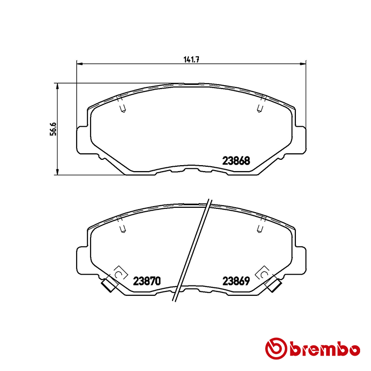 Brembo Front Brake Pad