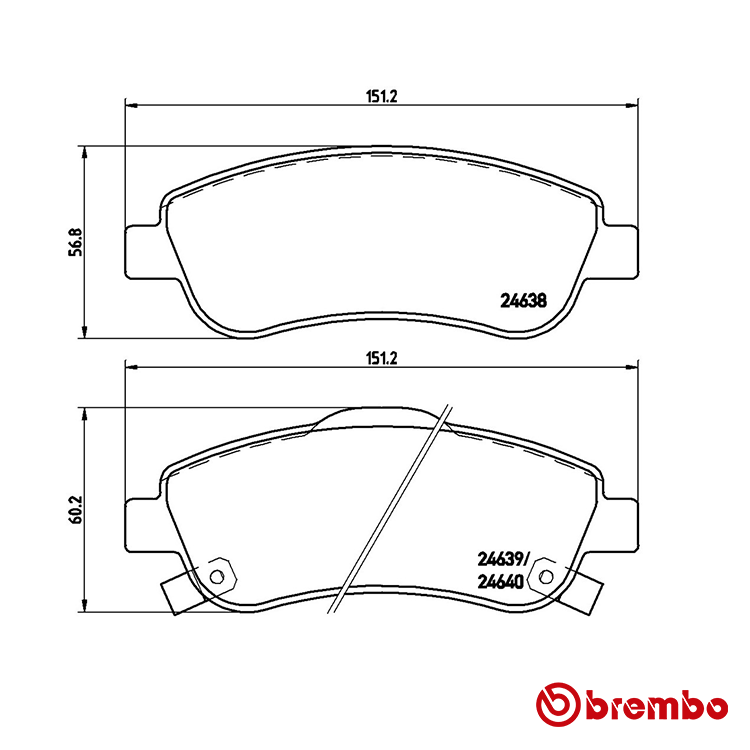 Brembo Front Brake Pad