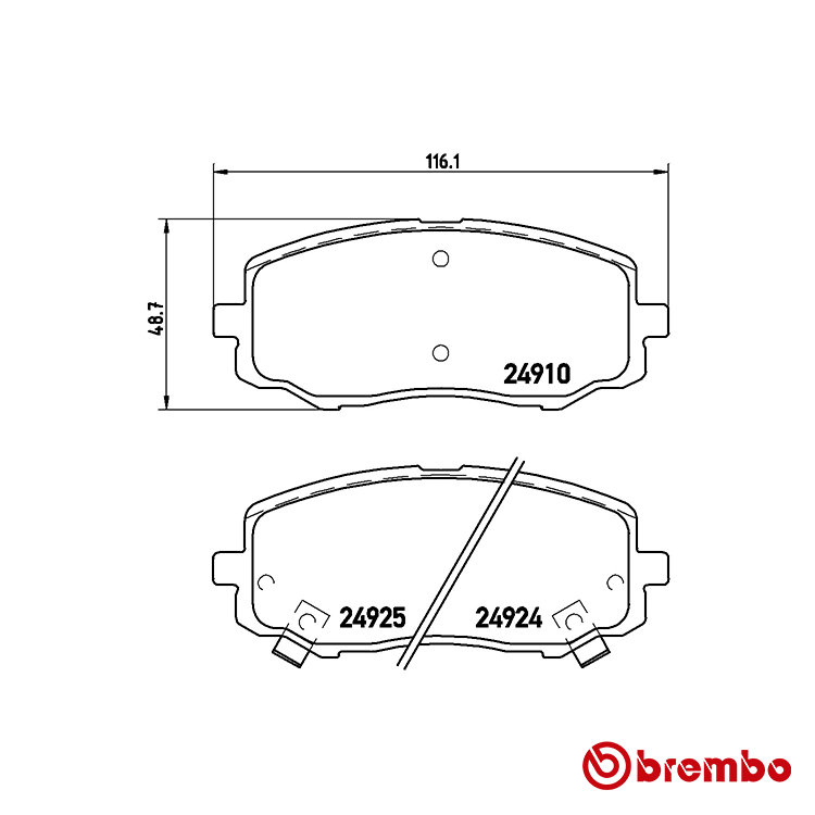 Brembo Front Brake Pad