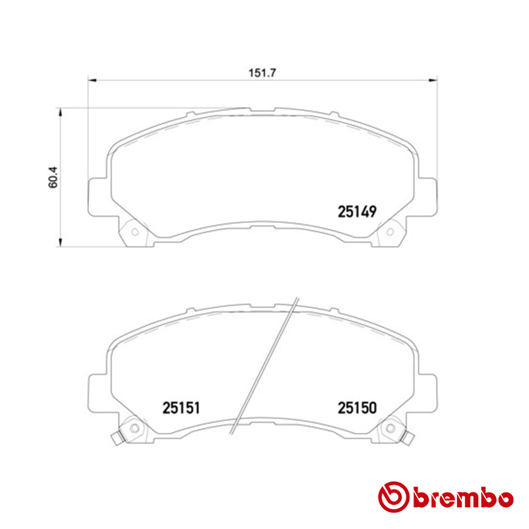 Brembo Front Brake Pad
