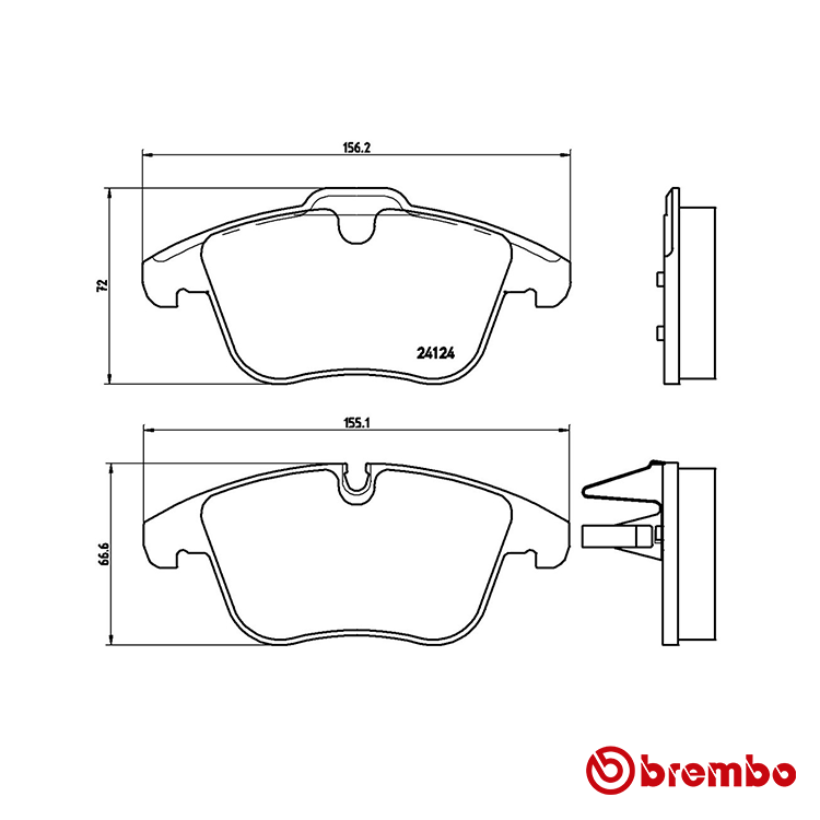 Brembo Front Brake Pad