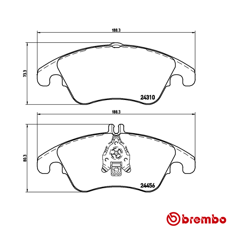 Brembo Front Brake Pad