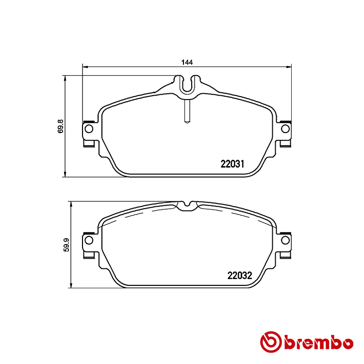 Brembo Front Brake Pad