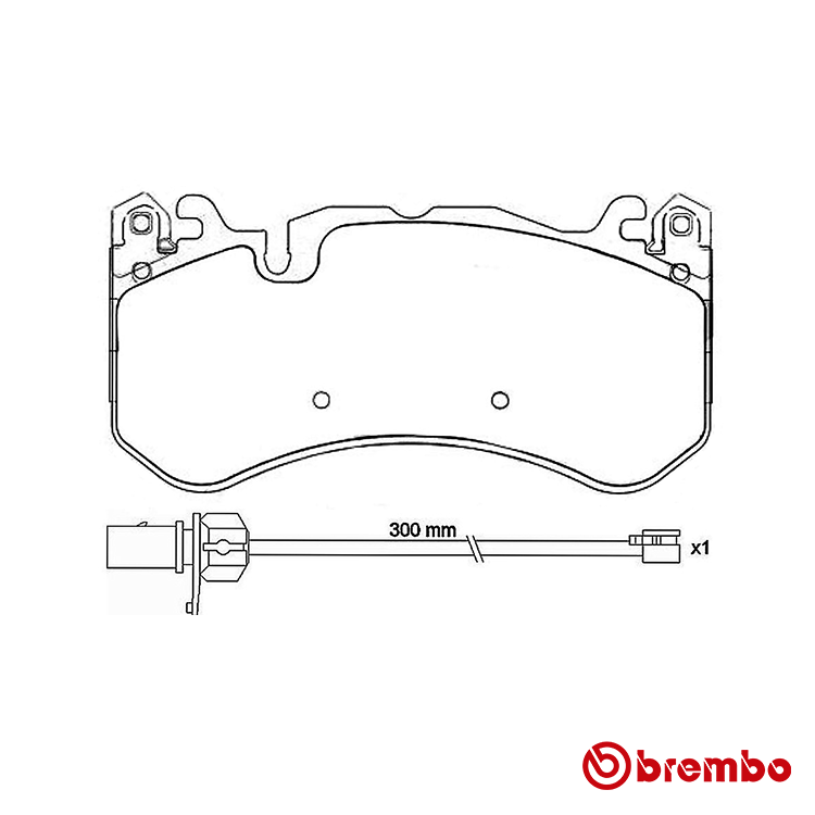 Brembo Front Brake Pad for Audi RS6 Petrol