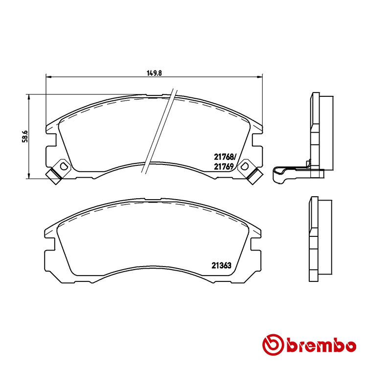 Brembo Front Brake Pad