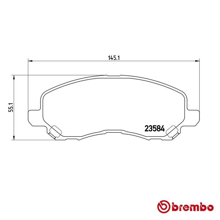Brembo Front Brake Pad