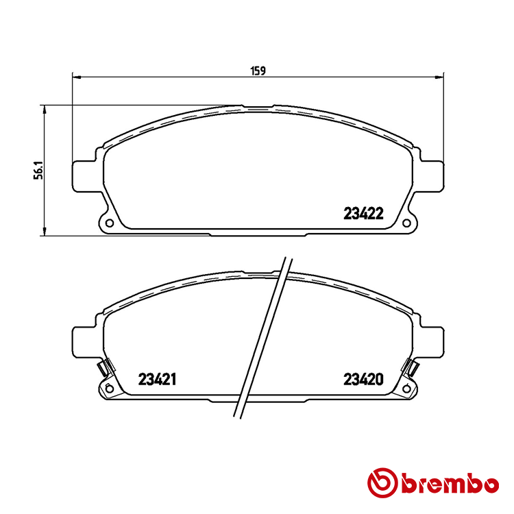 Brembo Front Brake Pad