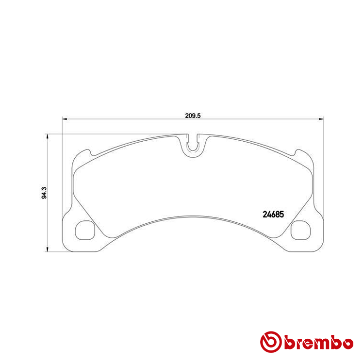 Brembo Front Brake Pad