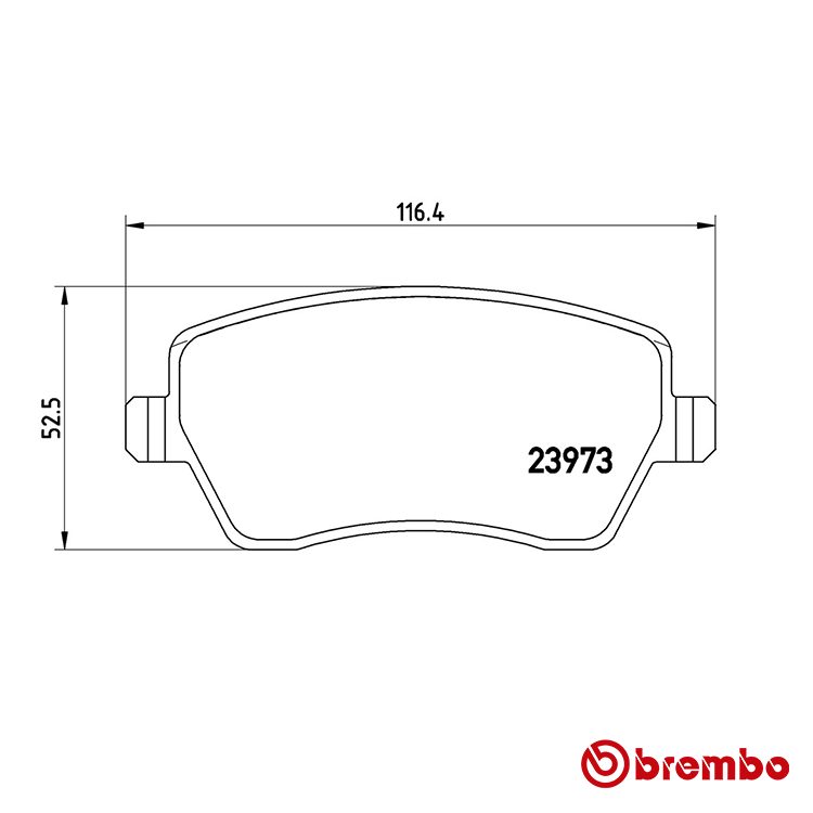Brembo Front Brake Pad