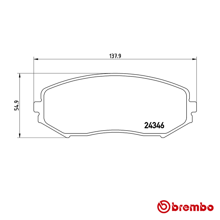 Brembo Front Brake Pad