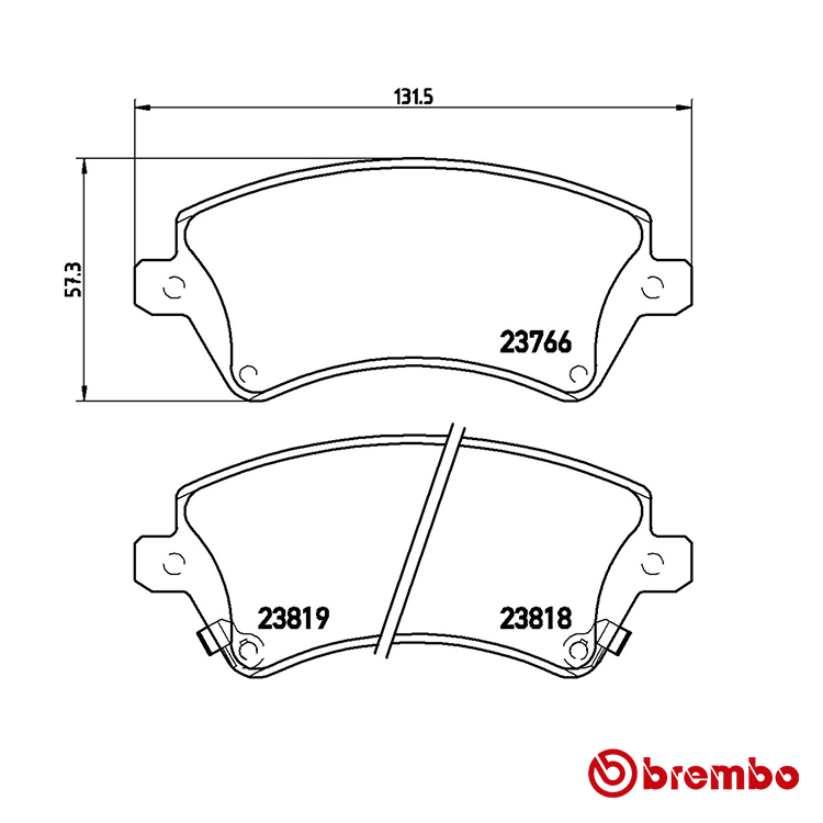 Brembo Front Brake Pad