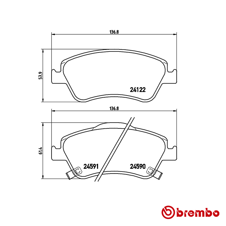 Brembo Front Brake Pad