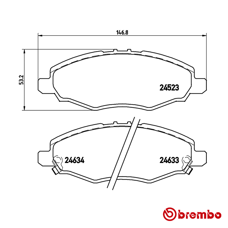 Brembo Front Brake Pad