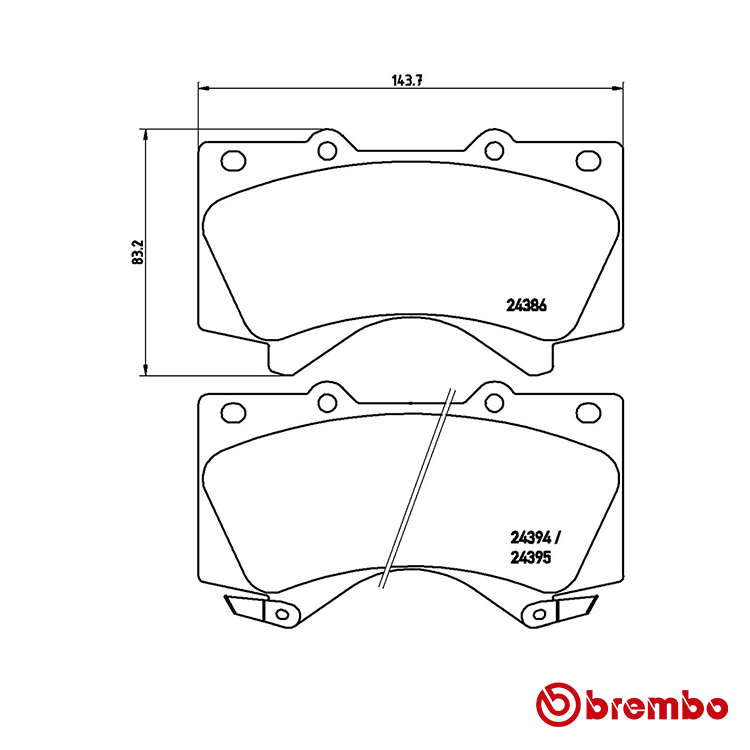 Brembo Front Brake Pad