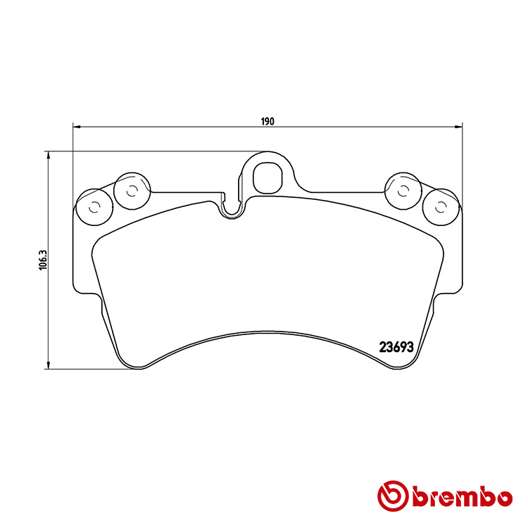 Brembo Front Brake Pad
