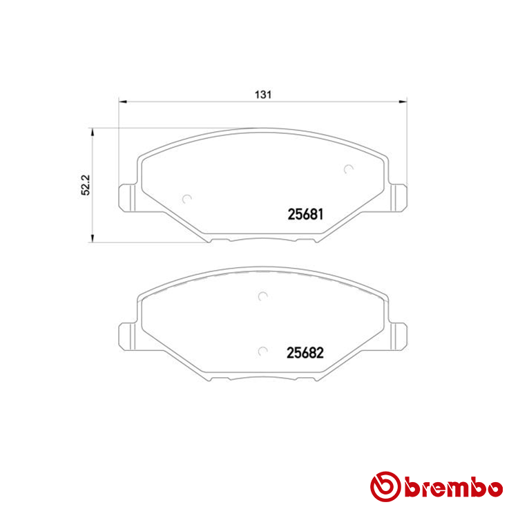 Brembo Front Brake Pad for Volkswagen Polo Petrol