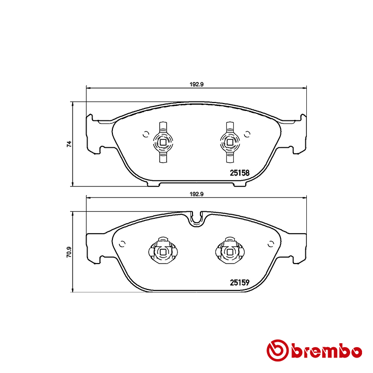Brembo Front Brake Pad
