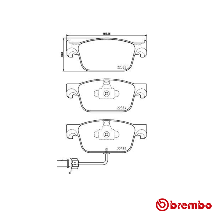Brembo Front Brake Pad