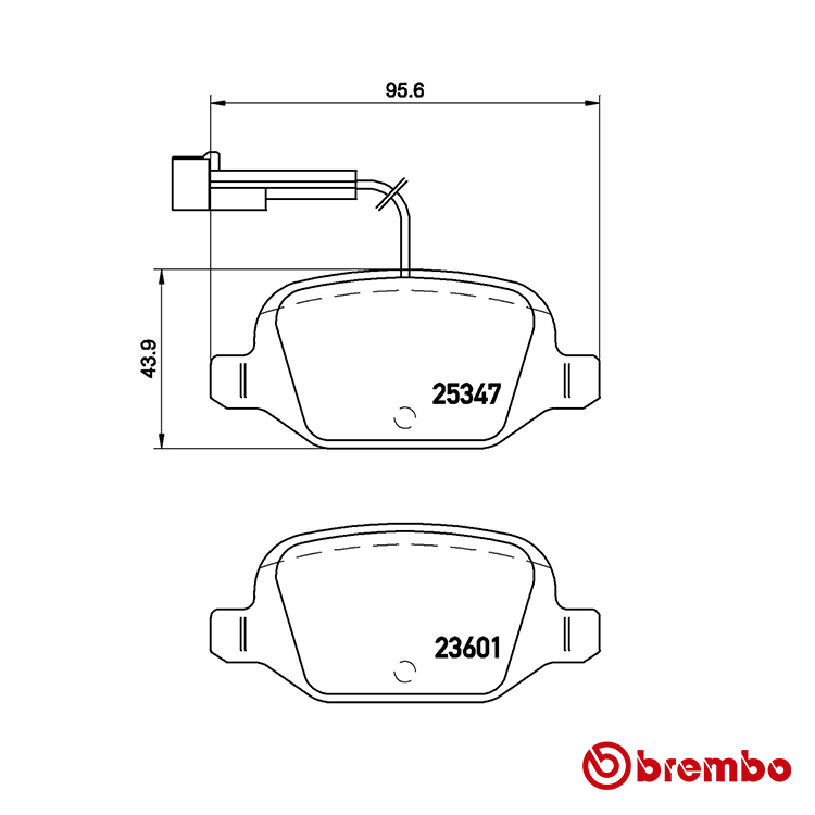 Brembo Rear Brake Pad