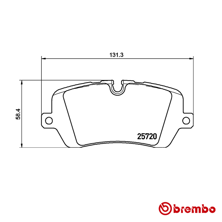 Brembo Rear Brake Pad