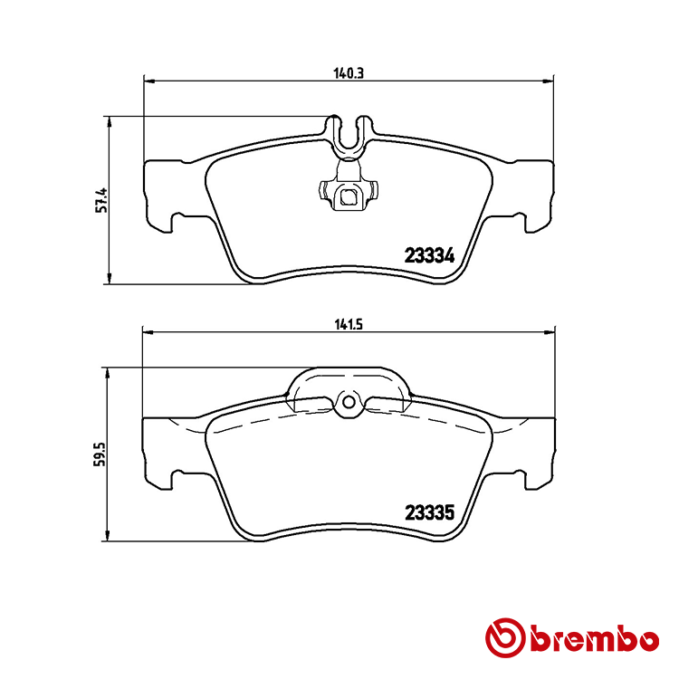 Brembo Rear Brake Pad