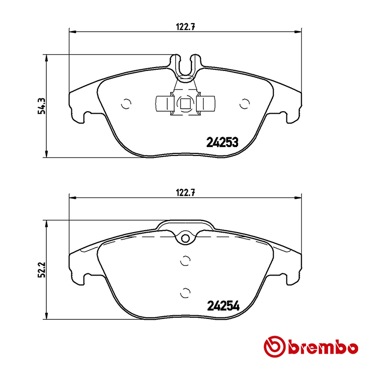 Brembo Rear Brake Pad
