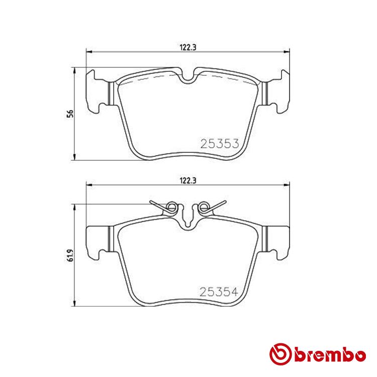 Brembo Rear Brake Pad