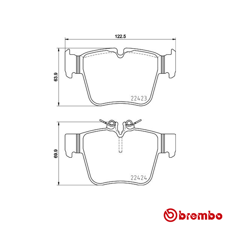 Brembo Rear Brake Pad
