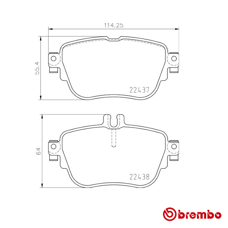 Brembo Rear Brake Pad