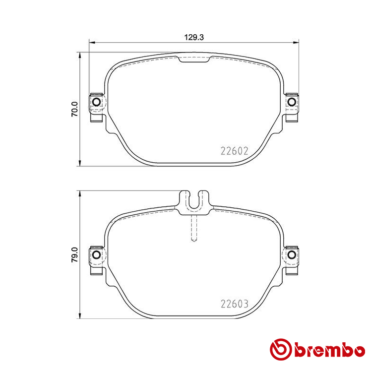 Brembo Rear Brake Pad